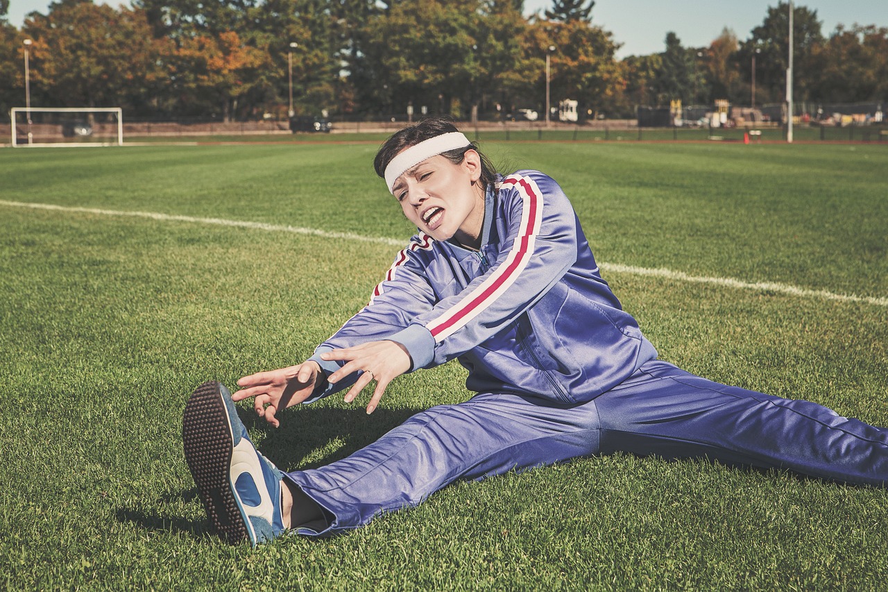 Atleta se exercitando durante treino esportivo