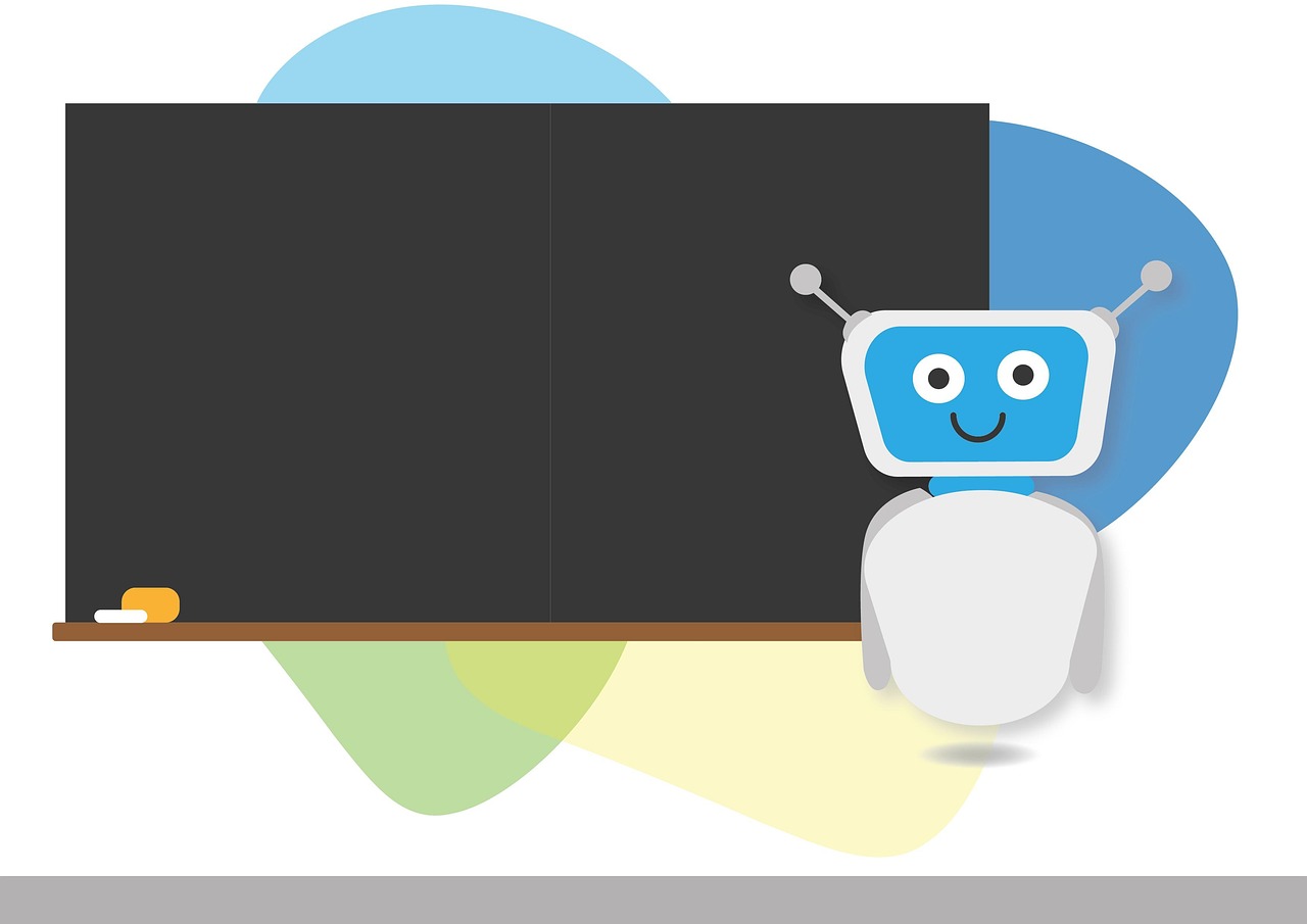 Robô representando inteligência artificial e chatbots